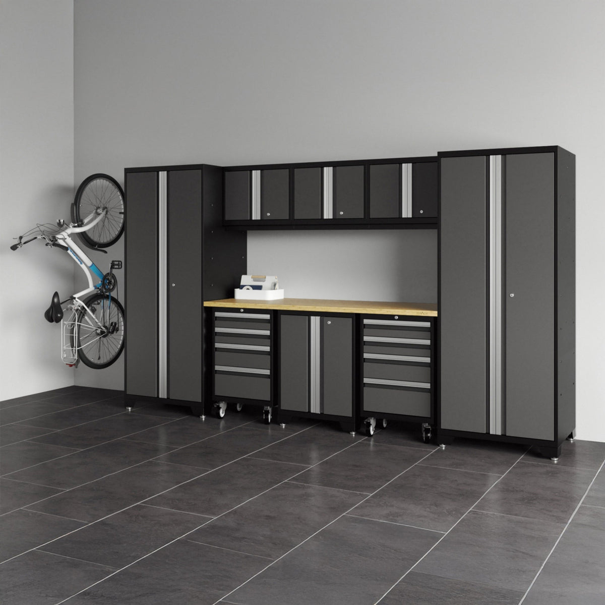 NewAge Products Bold XL Series 9-Piece Garage Cabinetry Set