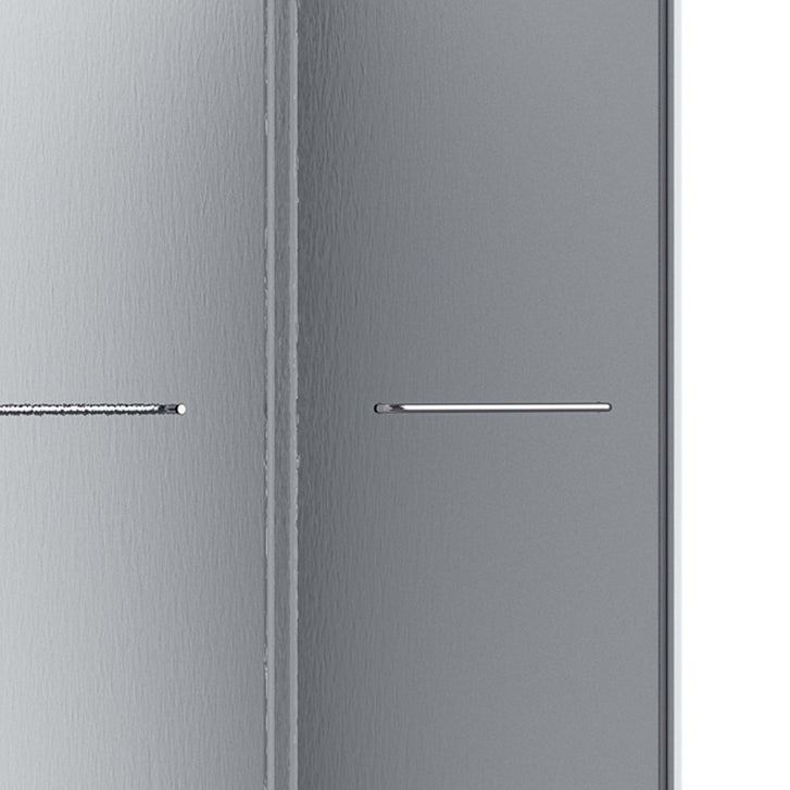 Appollo Geneva 36 in. × 48 in. Right Corner Shower Kit in Chrome