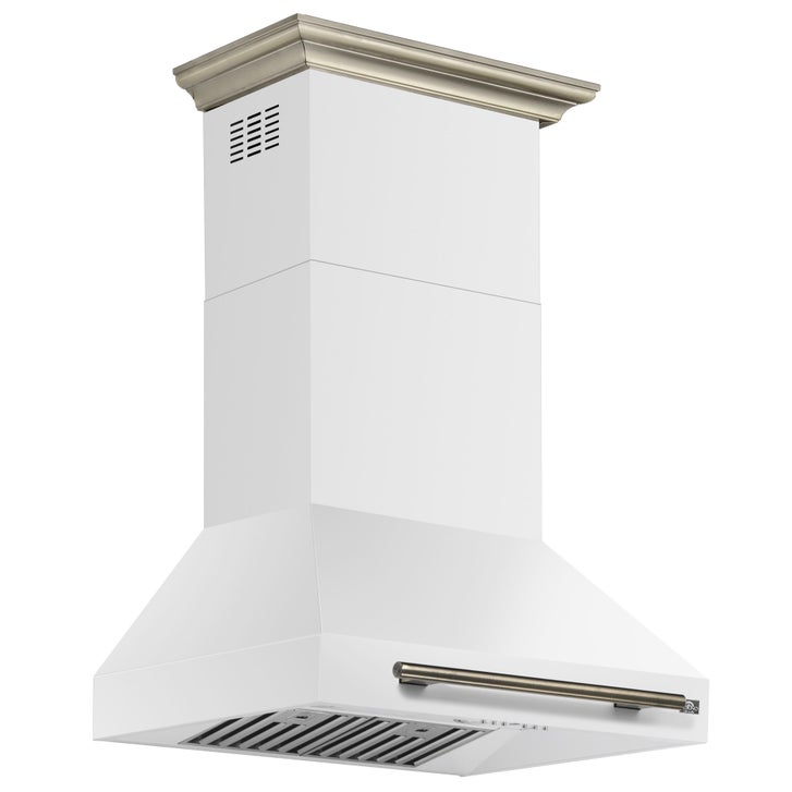 Forno 30 in. Wall-Mounted Range Hood, 600 CFM