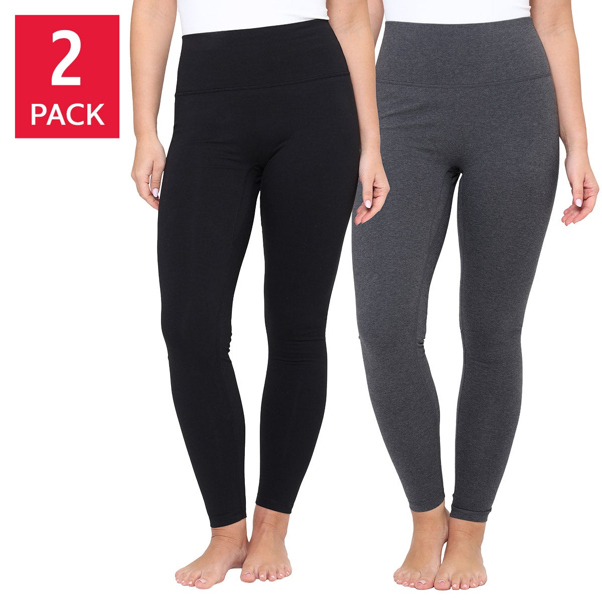 Tahari Women’s High Rise Leggings, 2-pack