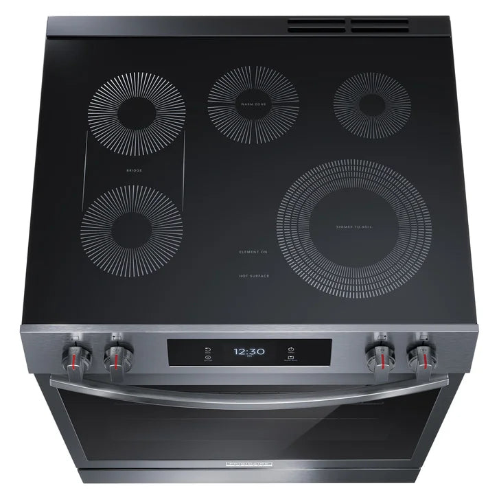 Frigidaire Gallery 30 in 6.2 cu ft. Electric Total Convection 5-Burner Range with Air Fry