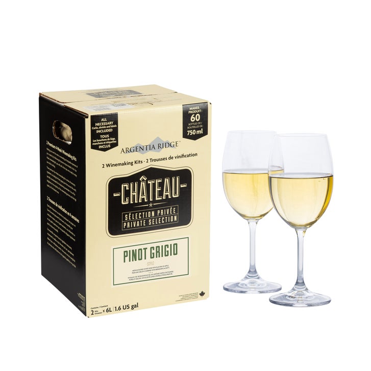 Argentia Ridge Château Private Selection Pinot Grigio Wine Kit