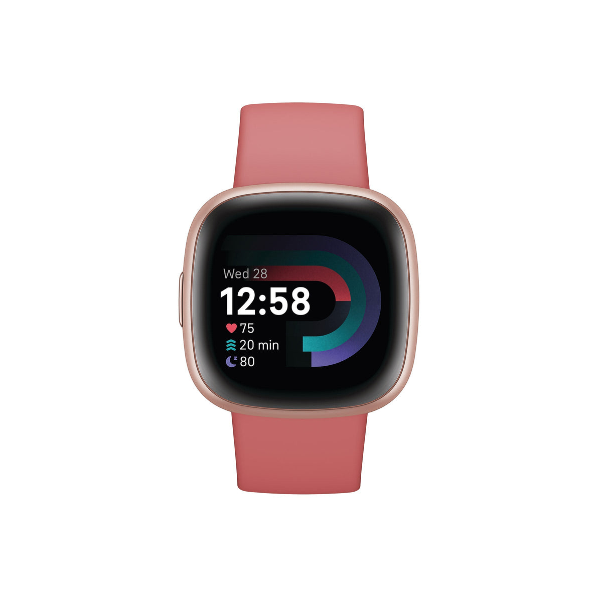Google Fitbit Versa 4 Smartwatch GPS with two charging cables