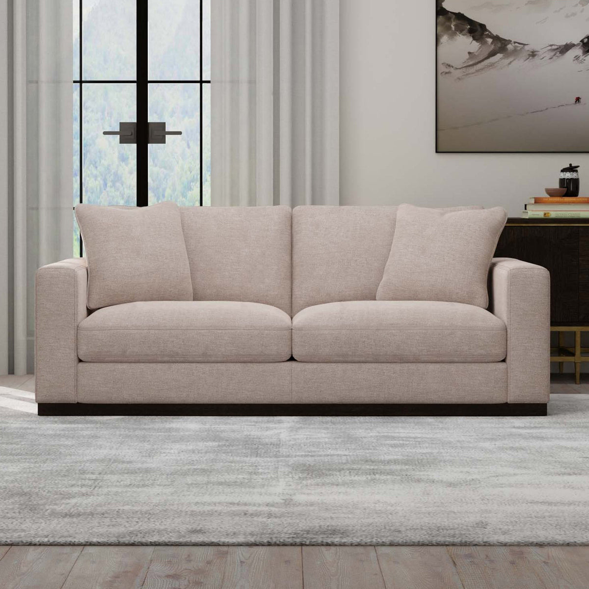 Nice Link Home Comfort Cove Fabric Sofa
