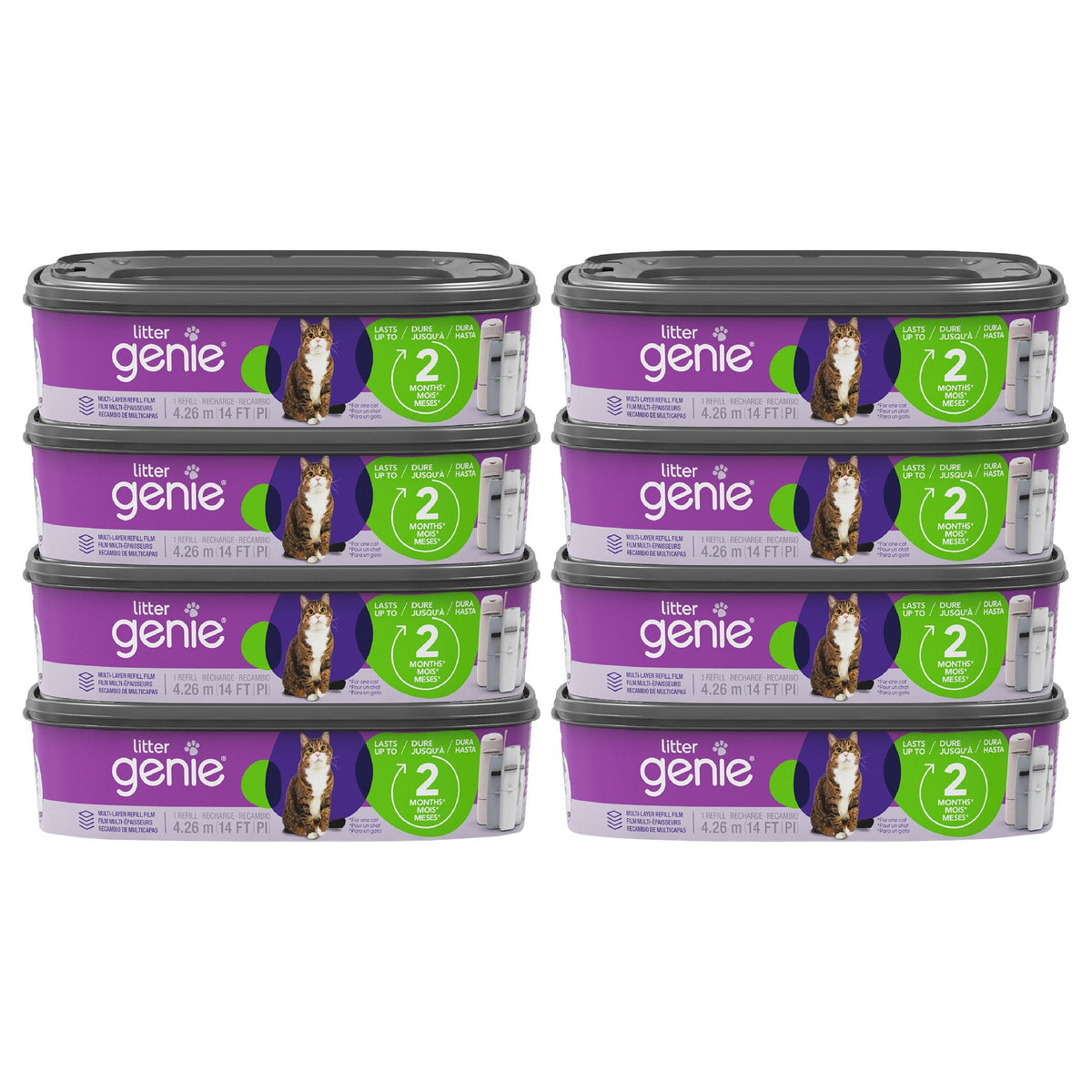 Litter Genie Standard Refill, 8-pack