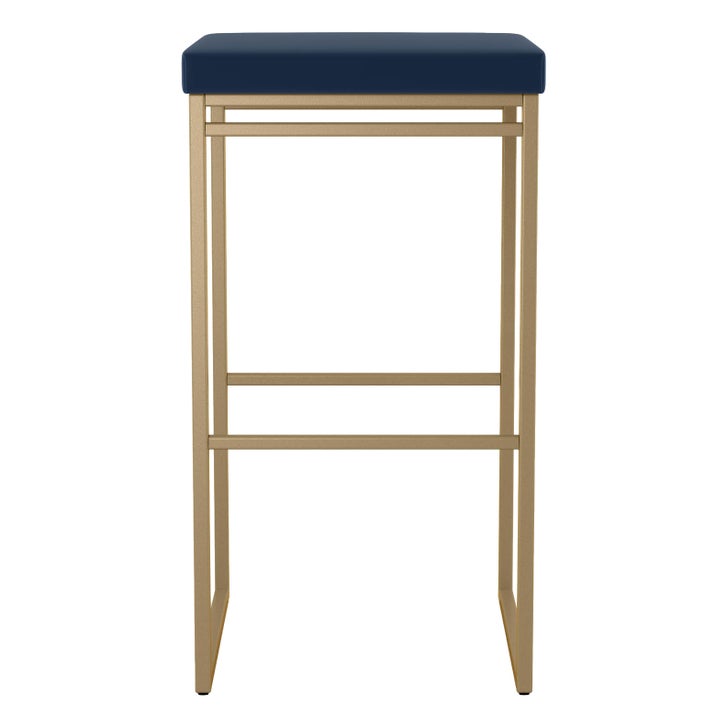 Amisco Easy Modern Counter Stool Blue Seat