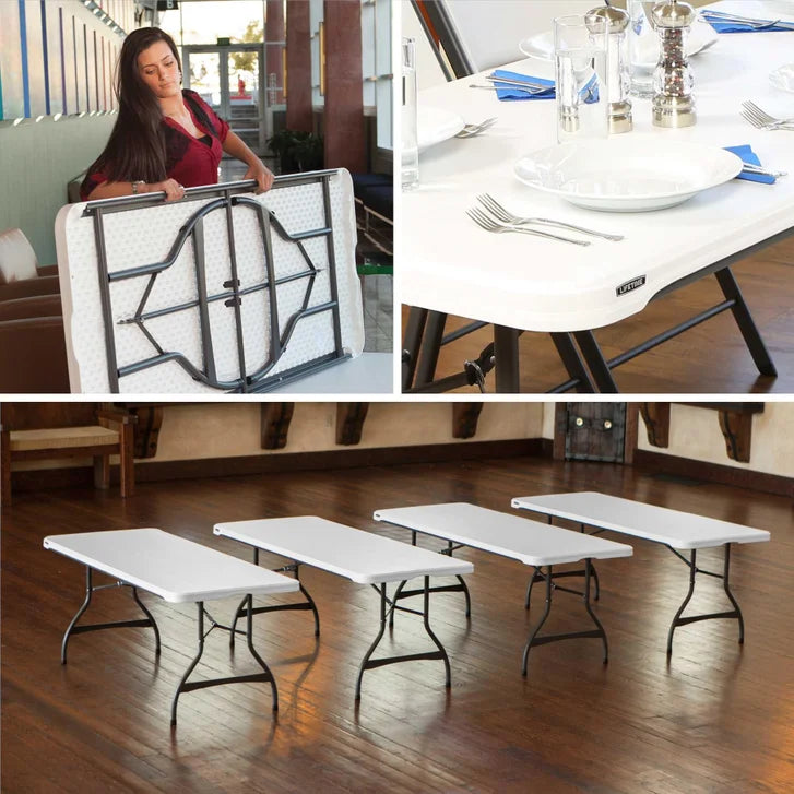 Lifetime 182.9 cm (6 ft.) Commercial Folding Tables 4-pack