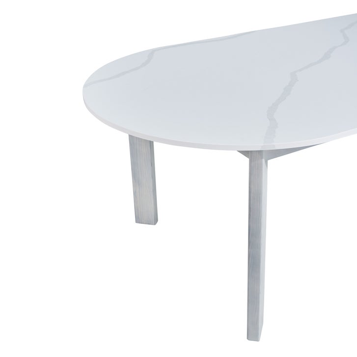 Winston Solid Quartz Dining Table, 218 cm (86 in.)