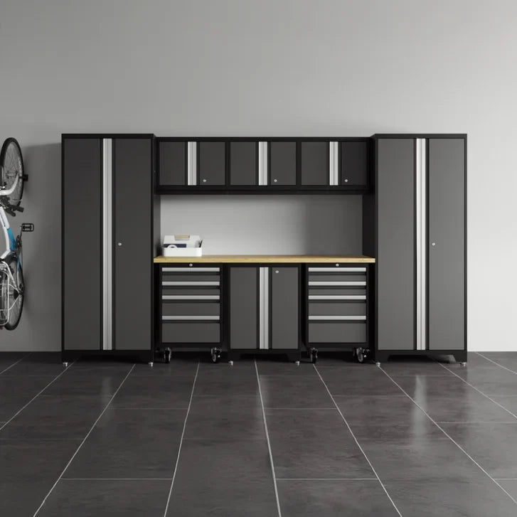 NewAge Products Bold XL Series 9-Piece Garage Cabinetry Set