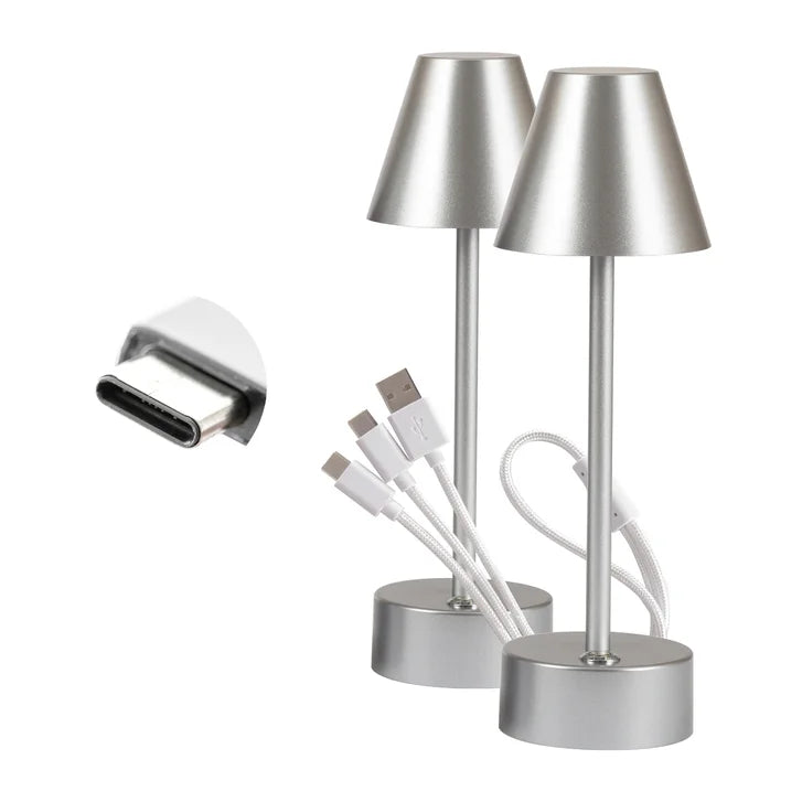 Luminus LED Rechargeable Ambiance Table Lamp, 4-pack