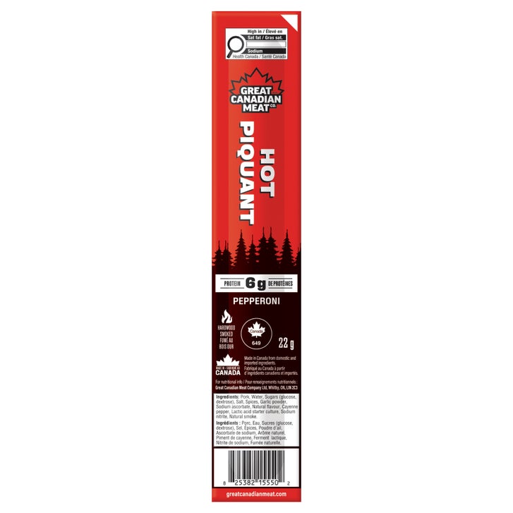 Great Canadian Meat Pepperoni Sticks, 72 × 22 g