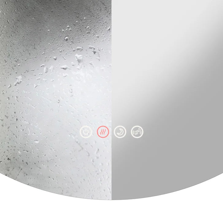 Artika Milan LED Wall Mirror with Integrated Defogger