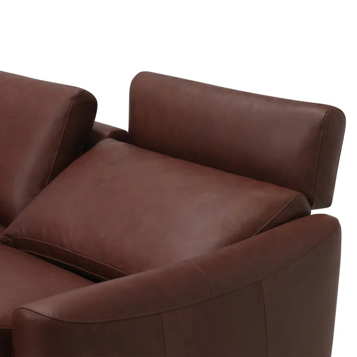 Palliser Mori 5-piece Top-grain Leather Power Reclining Sectional