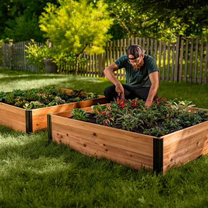 Mezza 4 ft. x 4 ft. Garden Bed, 2-pack