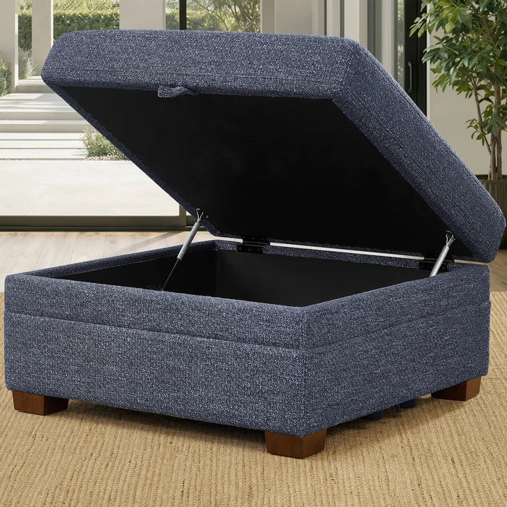 Thomasville Tisdale 6-piece Fabric Sectional with Storage Ottoman