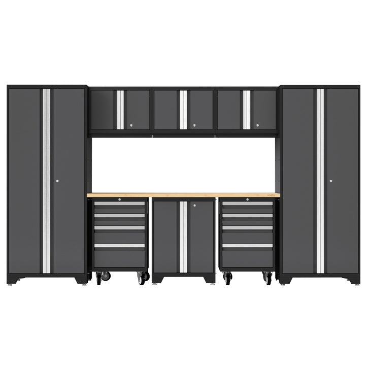 NewAge Products Bold XL Series 9-Piece Garage Cabinetry Set
