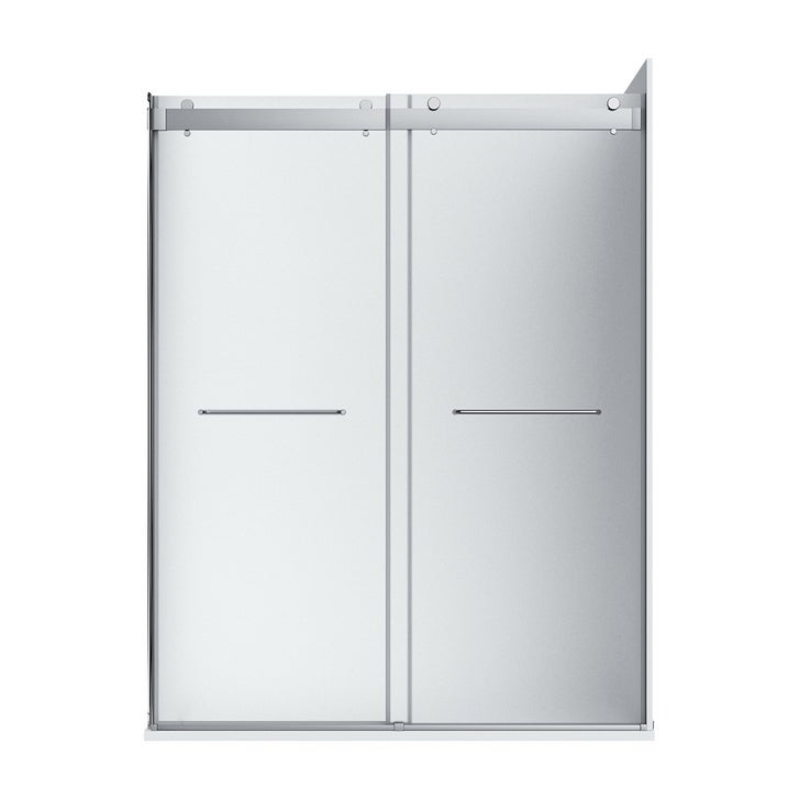 Appollo Geneva 36 in. × 48 in. Right Corner Shower Kit in Chrome