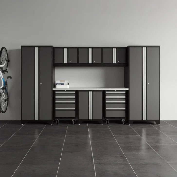 NewAge Products Bold XL Series 9-Piece Garage Cabinetry Set