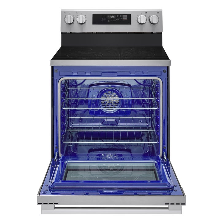 LG 30 in 6.3 cu ft. Stainless Steel Electric Freestanding Range with True Convection and Air Fry