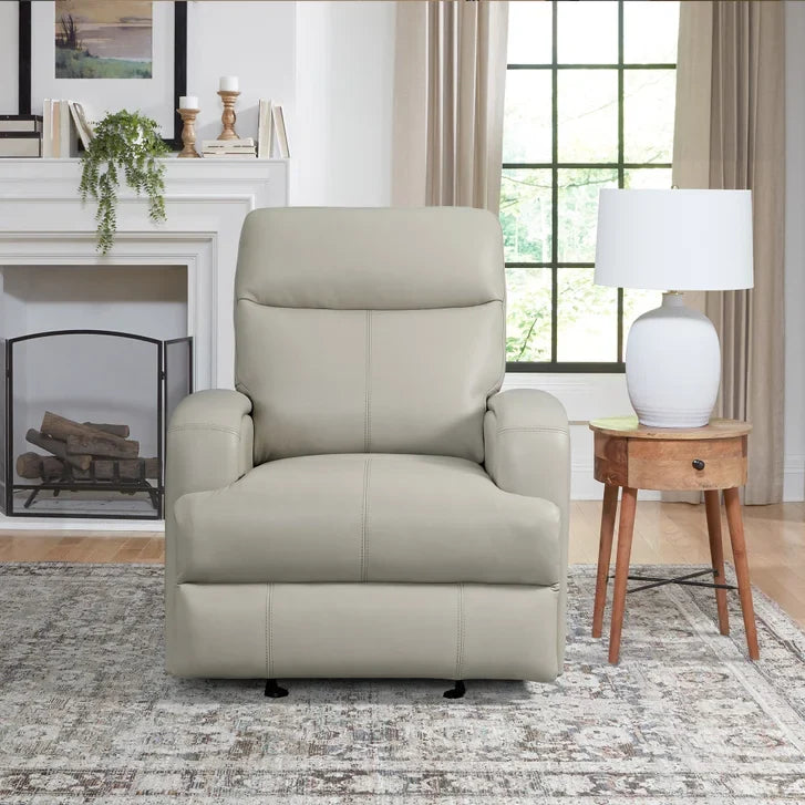 Sora Ridge Top-grain Leather Glider Power Recliner