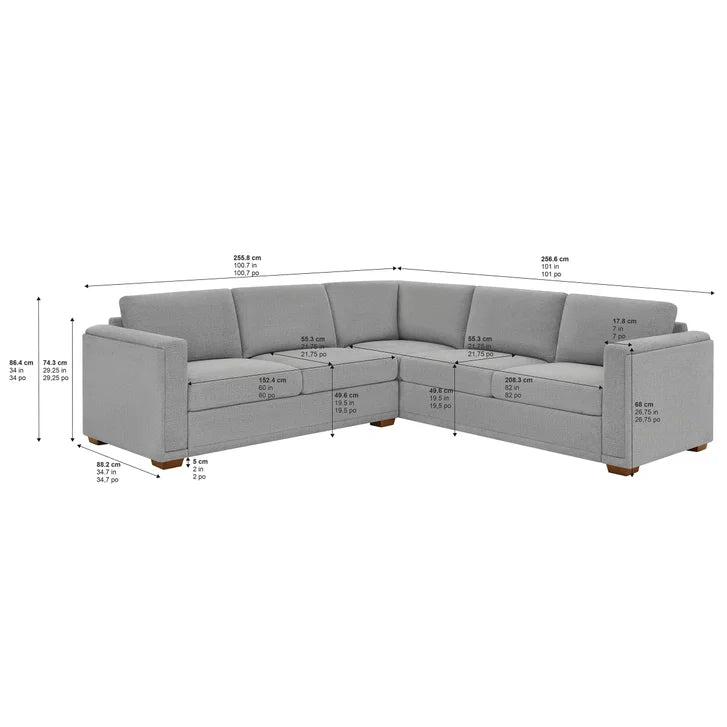 Thomasville 2-Piece Fabric Sectional