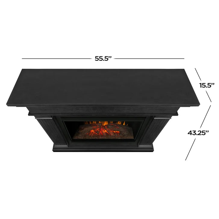 Real Flame Centennial Grand Electric Fireplace, Black
