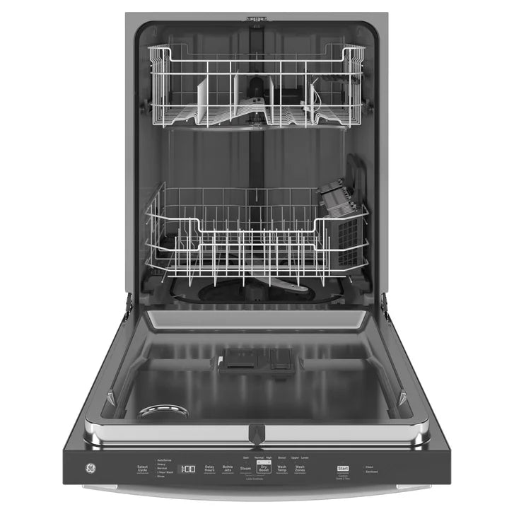 GE 24 in. Stainless Steel Top Control Built-In Dishwasher with Sanitize Cycle