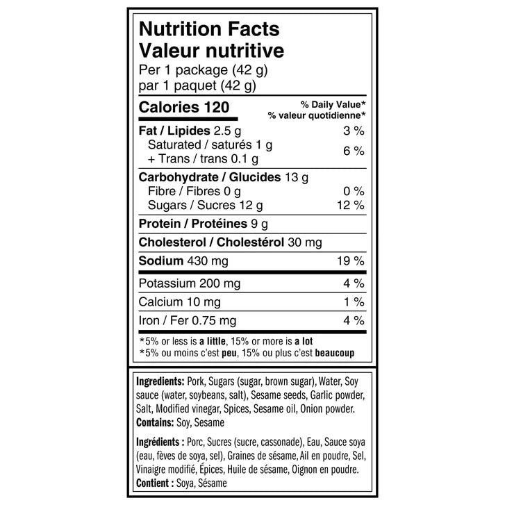 Golden Island Korean BBQ Pork Snack Bites, 12 × 42 g