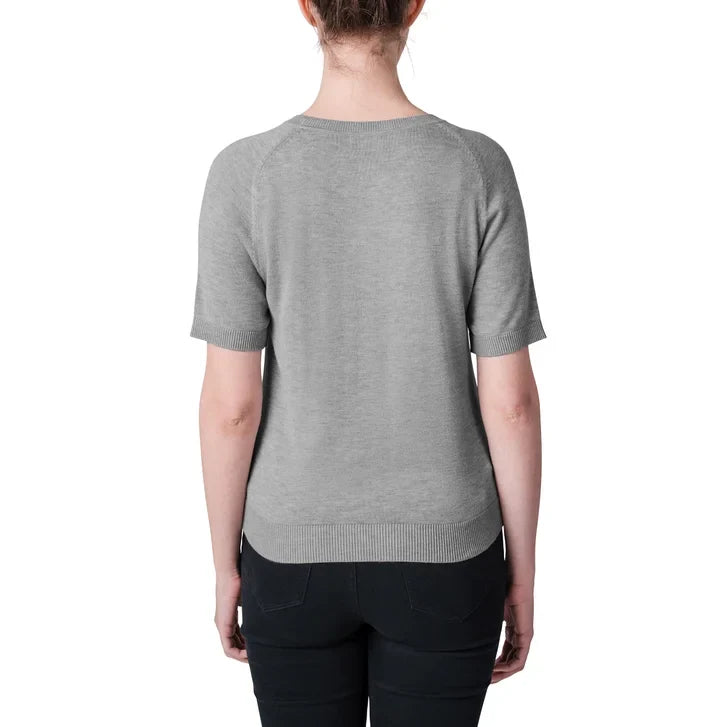 United Colors of Benetton Women’s Short Sleeve Crew Neck Sweater