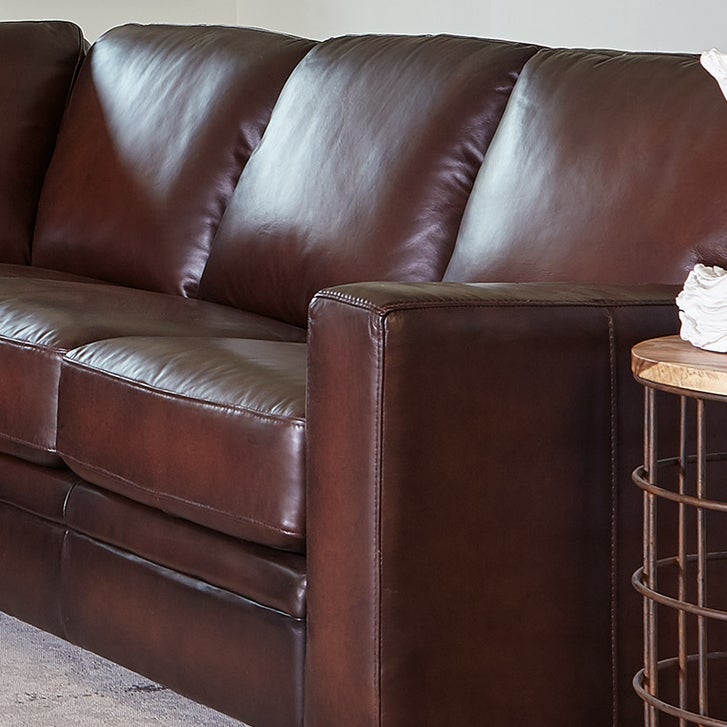 Prospera Home Luca Top-grain Leather Sofa