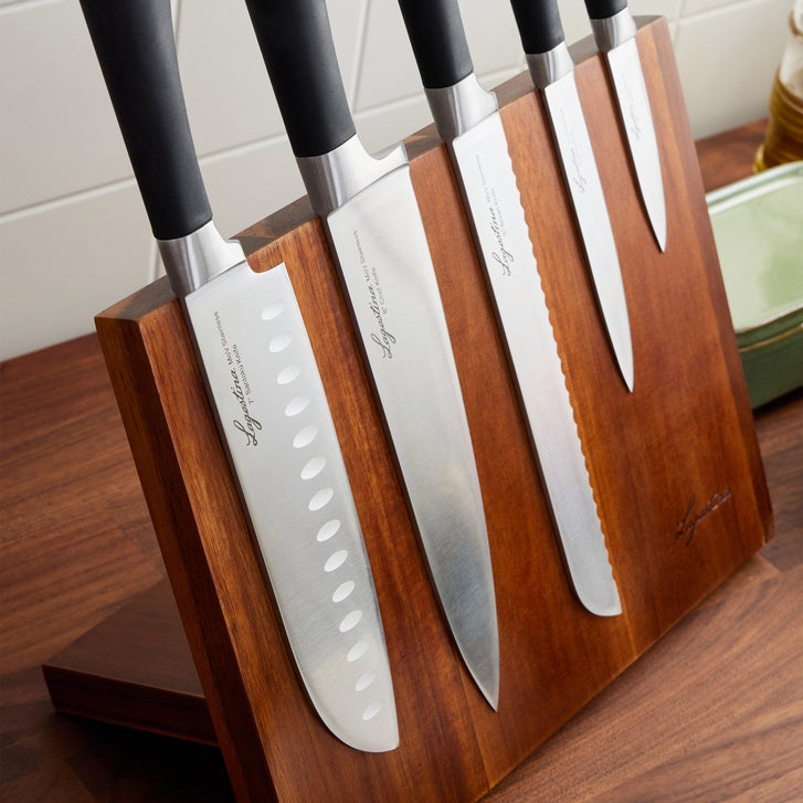 Lagostina Bronze Elegance Stainless Steel Knife Set, 6-piece