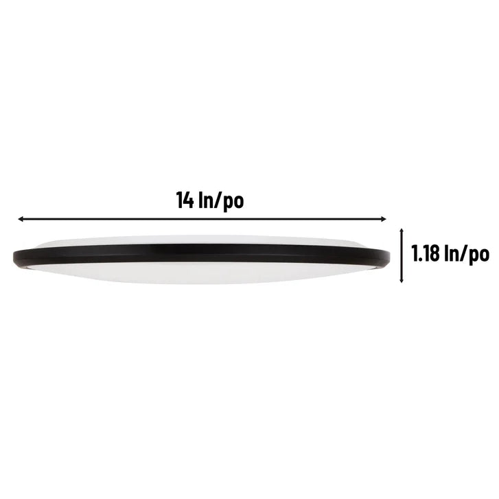 Luminus 14" Thin LED Flush Mount Ceiling Light