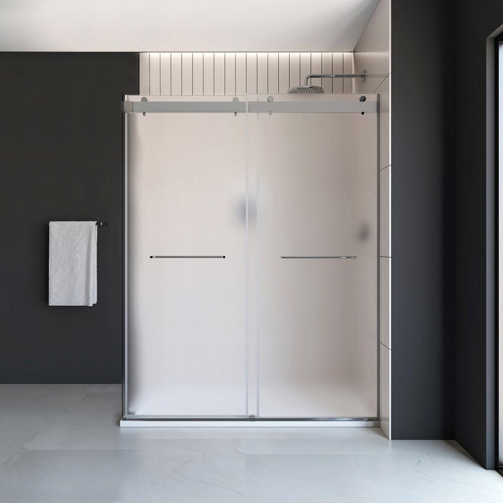 Appollo Geneva 36 in. × 48 in. Right Corner Shower Kit in Chrome