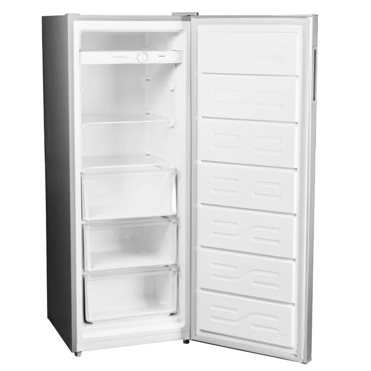 Danby 6.8 cu ft Stainless Steel Look Convertible Upright Freezer or Fridge 5 Year Warranty