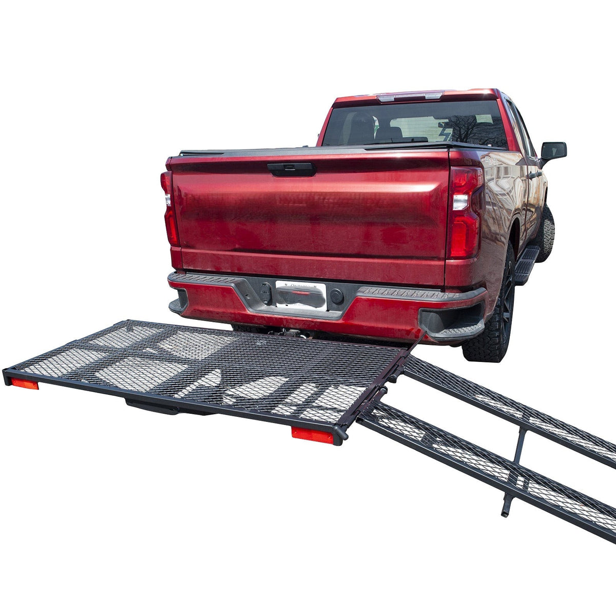 Black Bulldog - The Beast Adjustable Hitch Mounted Cargo Carrier and Work Platform