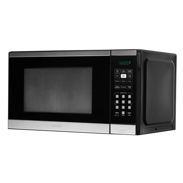 Danby 0.9 cu.ft. Countertop Microwave - Black and Stainless Steel