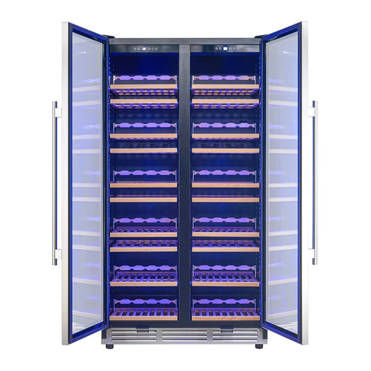Forno Vernazza 40 in. Side-by-Side, Dual Zone Wine Cellar