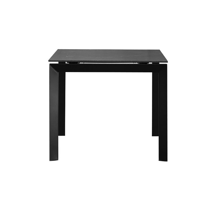 Mobital Host 149.9 cm (59 in.) Extendable Dining Table with Black Sintered Stone Top