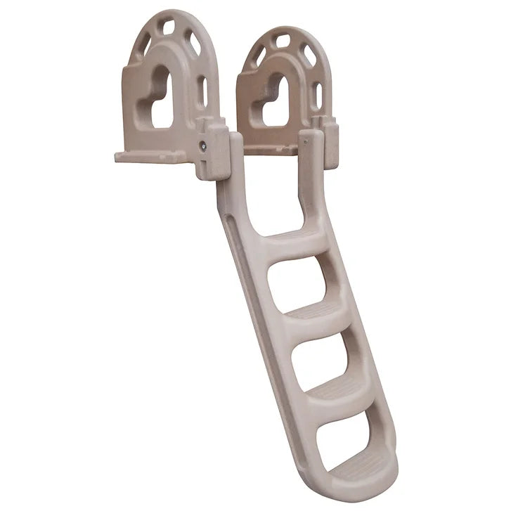 4 Step Polyethylene Dock Ladder Flip Up