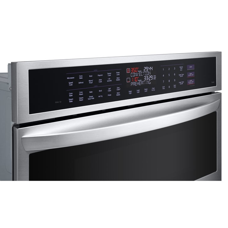 LG 6.4 cu ft. Stainless Steel Electric True Convection Double Wall Oven with Air Fry