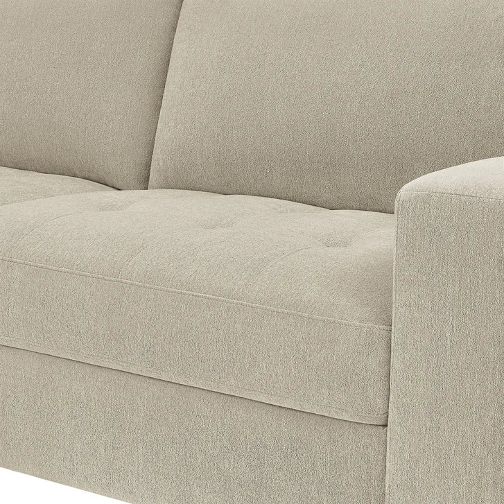 Thomasville Miles 3-piece Left-hand Facing Fabric Sectional with Storage Ottoman