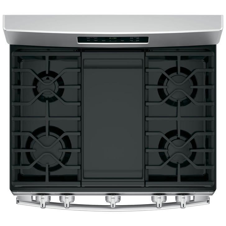 GE Stainless Steel 30 in. Freestanding Steam Clean Natural Gas Range