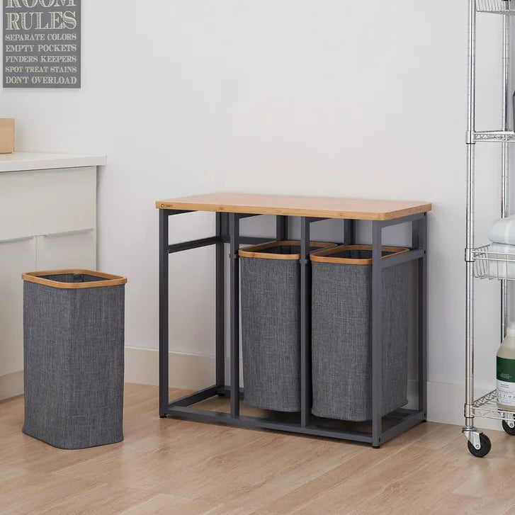 Trinity Bamboo Laundry Sorter