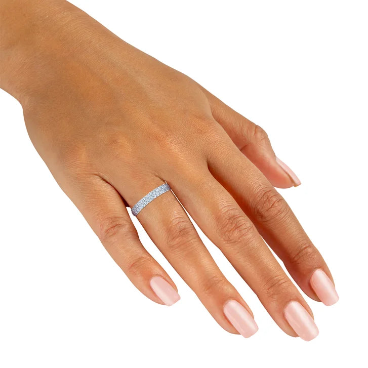 Round Brilliant Diamond Two Row Band (0.50 ctw)