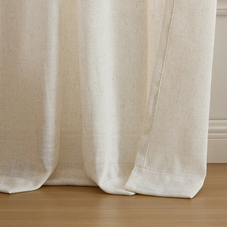 Bon Luxe Haze Collection Light Filtering Curtain Panel, 2-panel