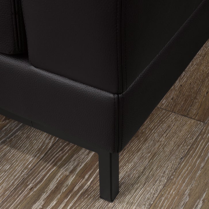 Galleria 2-piece Top Grain Leather Left-hand Facing Sectional