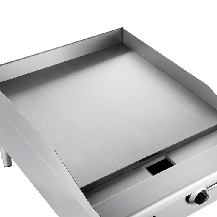 Forno 24 in. Stainless Steel Gas Commercial Heavy Duty Manual Control Griddle