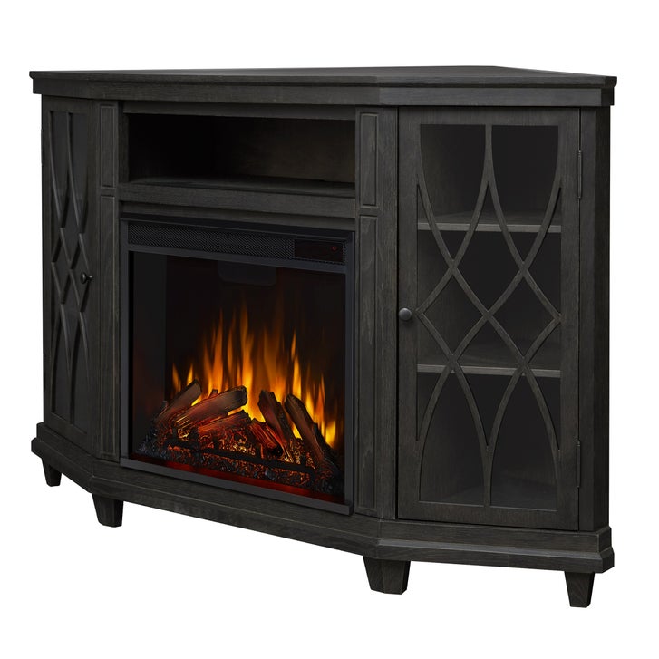 Real Flame Lynette 129.5 cm (51 in.) Media Corner Fireplace