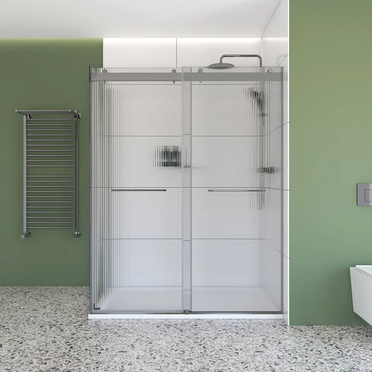 Appollo Geneva 36 in. × 48 in. Right Corner Shower Kit in Chrome