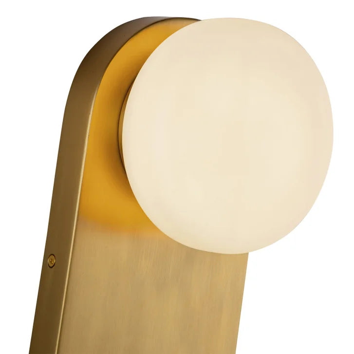 Light & Modern Quinn Wall Sconce with Opal Glass